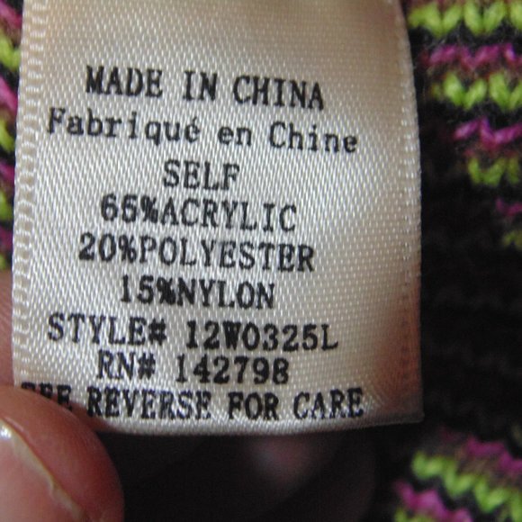 Very J open front sweater cardigan/shawl Large - Picture 5 of 5